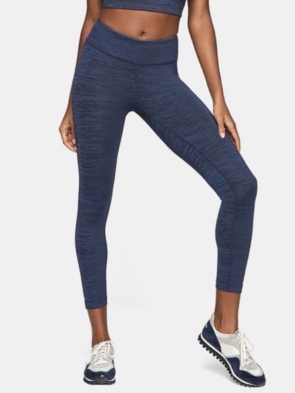 Outdoor Voices Flex Crop Leggings in Baltic